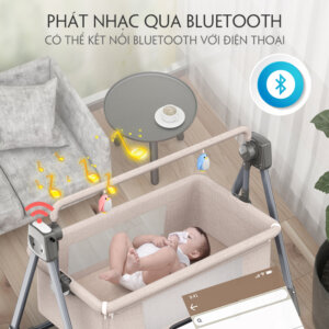 Kết nối Bluetooth và phát nhạc cho bé