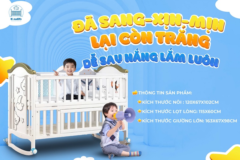 Những tiêu chí khi lựa chọn giường em bé