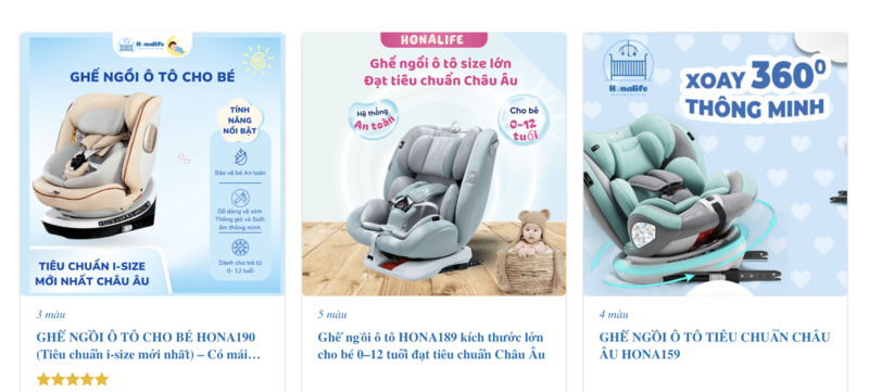 Mua chọn ghế ô tô cho bé ở đâu uy tín?